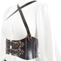 Violet Leather Corset Black - Zengoda Shop online from Artisan Brands