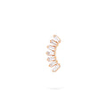 Gilda Jewelry Baguette Studs | Diamond Earrings | 14K Gold - Rose / Single: 0.13 Cts. | Cut - earrings Zengoda Shop