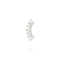 Gilda Jewelry Baguette Studs | Diamond Earrings | 14K Gold - White / Single: 0.13 Cts. | Cut - earrings Zengoda Shop