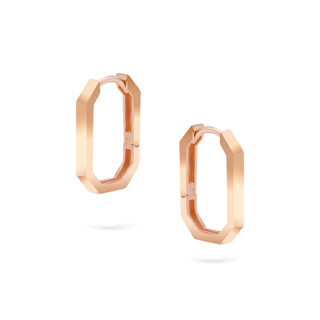 Gilda Jewelry Bold Goldens Hoops | Gold Earrings | 14K - Rose / Pair - earrings Zengoda Shop online from Artisan Brands