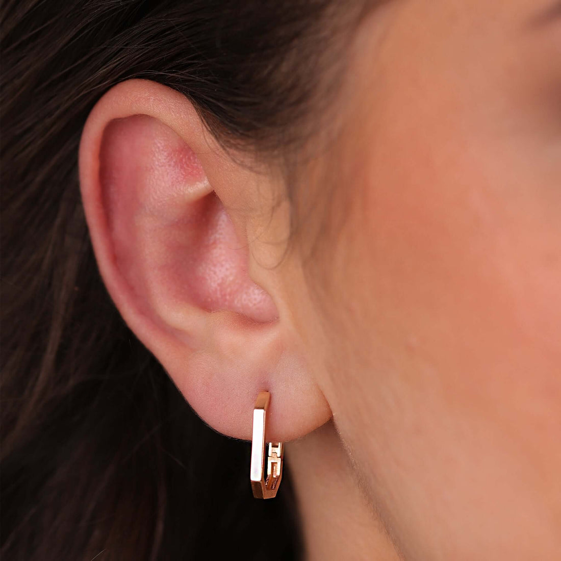 Gilda Jewelry Bold Goldens Hoops | Gold Earrings | 14K - Rose / Pair - earrings Zengoda Shop online from Artisan Brands