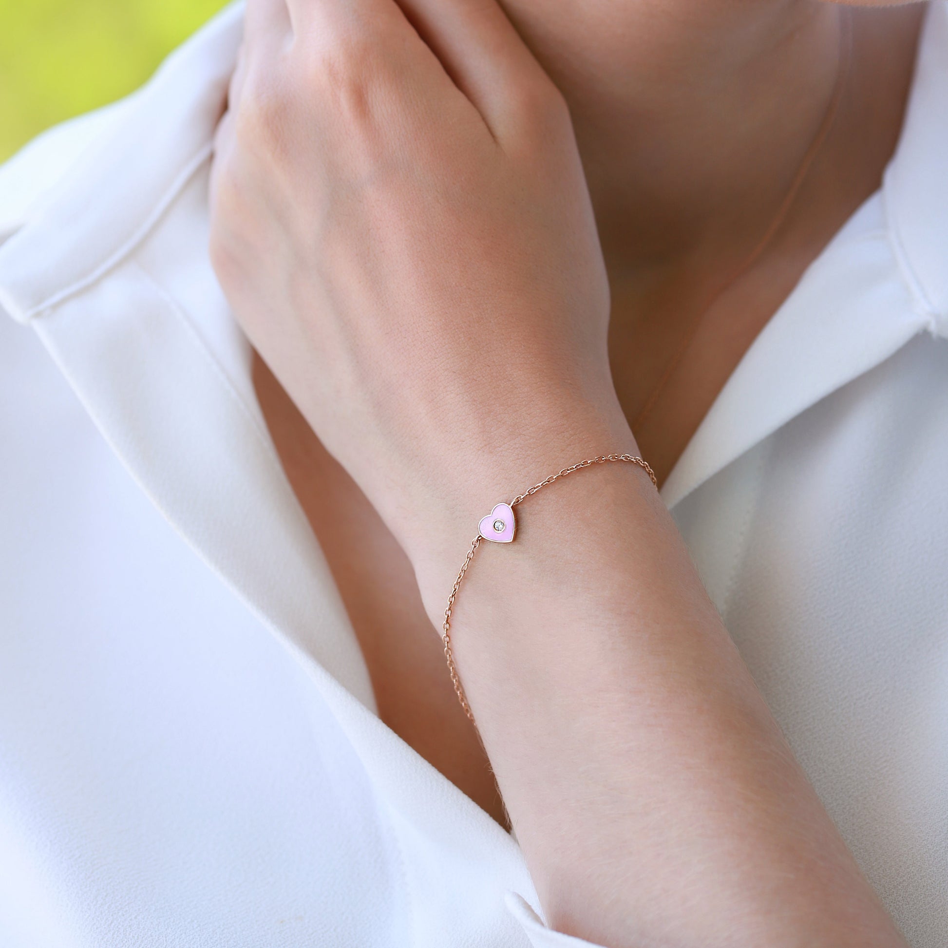 Gilda Jewelry Bonbons | Diamond Bracelet | 0.04 Cts. | 14K Gold - bracelet Zengoda Shop online from Artisan Brands