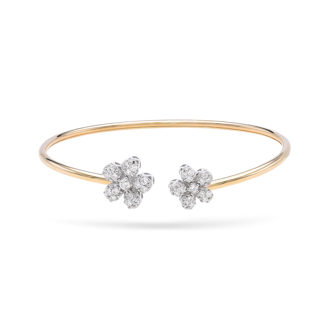 Jewelry Cuffs | Diamond Cuff Bracelet | 0.41 Cts. | 18K Gold - Yellow / 17 / Diamonds - bracelet Zengoda Shop