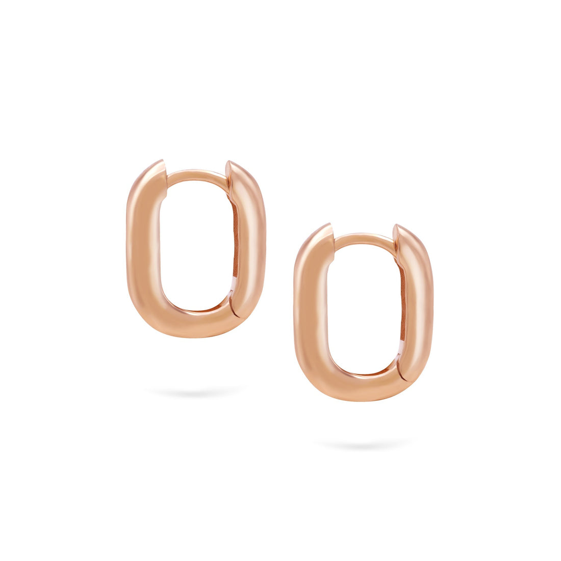 Jewelry Curved Goldens Hoops | Medium Gold Earrings | 14K - earrings Zengoda Shop online from Artisan Brands