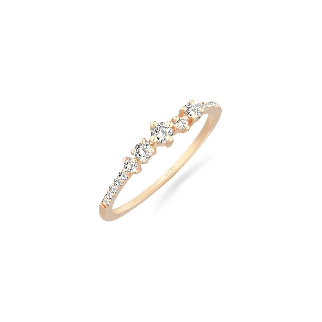 Gilda Jewelry Aya | Diamond Ring | 0.36 Cts. | 14K Gold - ring Zengoda Shop online from Artisan Brands