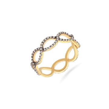 Jewelry Embrace | Diamond Ring | 0.54 Cts. | 18K Gold - ring Zengoda Shop online from Artisan Brands