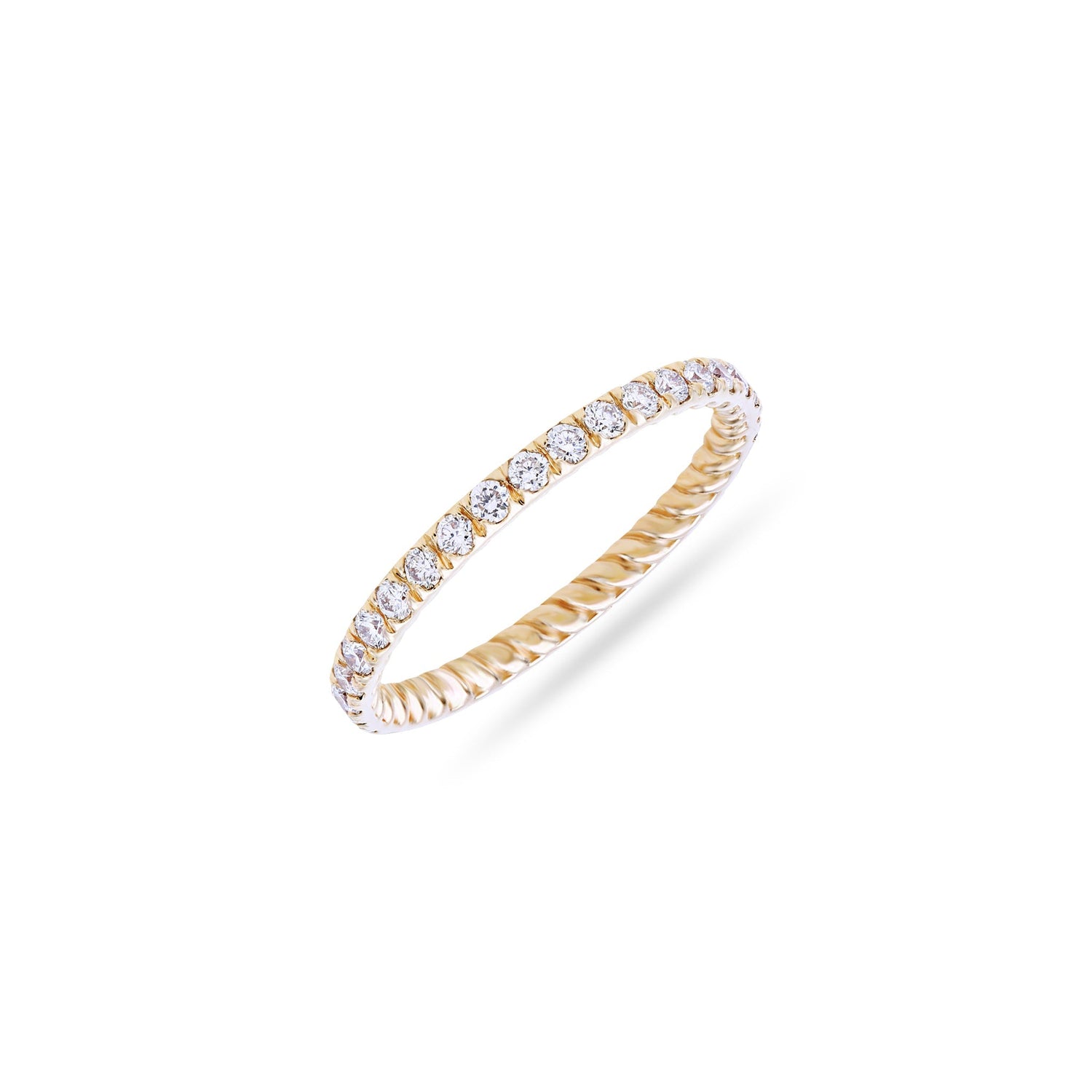 Jewelry Eternity Bands | Diamond Engagement Ring | 0.56 Cts. | 14K Gold - Yellow / 6 / Diamonds - ring Zengoda