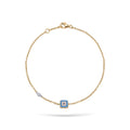 Jewelry Evil Eye | Diamond Bracelet | 0.01 Cts. | 14K Gold - Yellow / 18 cm / Diamonds - bracelet Zengoda Shop
