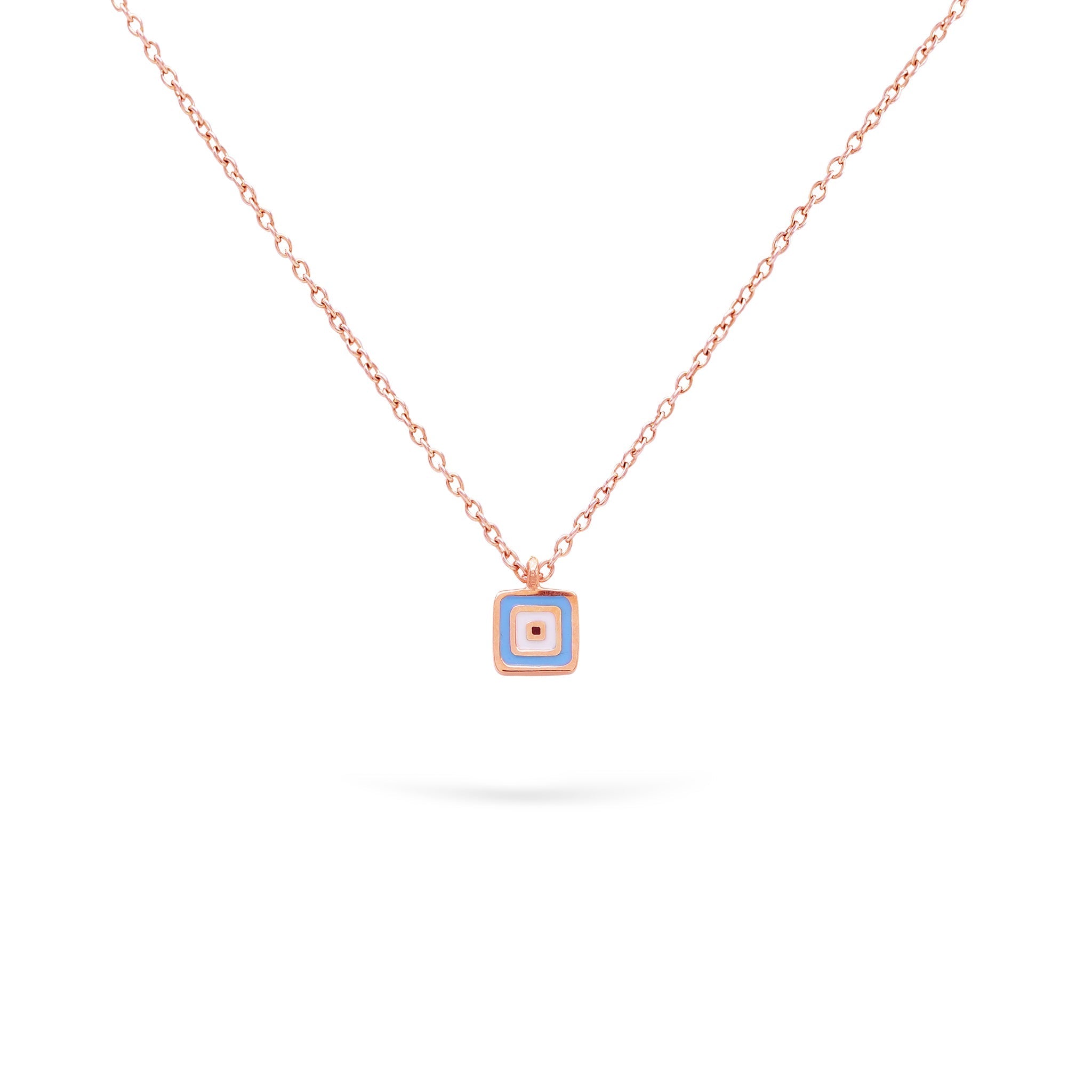 Jewelry Evil Eye | Gold Pendant | 14K - Rose / 40 - 42 Cm - necklace Zengoda Shop online from Artisan Brands