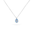 Jewelry Evil Eye | Gold Pendant | 14K - White / 40 - 42 Cm - necklace Zengoda Shop online from Artisan Brands