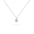 Jewelry Evil Eye | Gold Pendant | 14K - White / Standard - necklace Zengoda Shop online from Artisan Brands