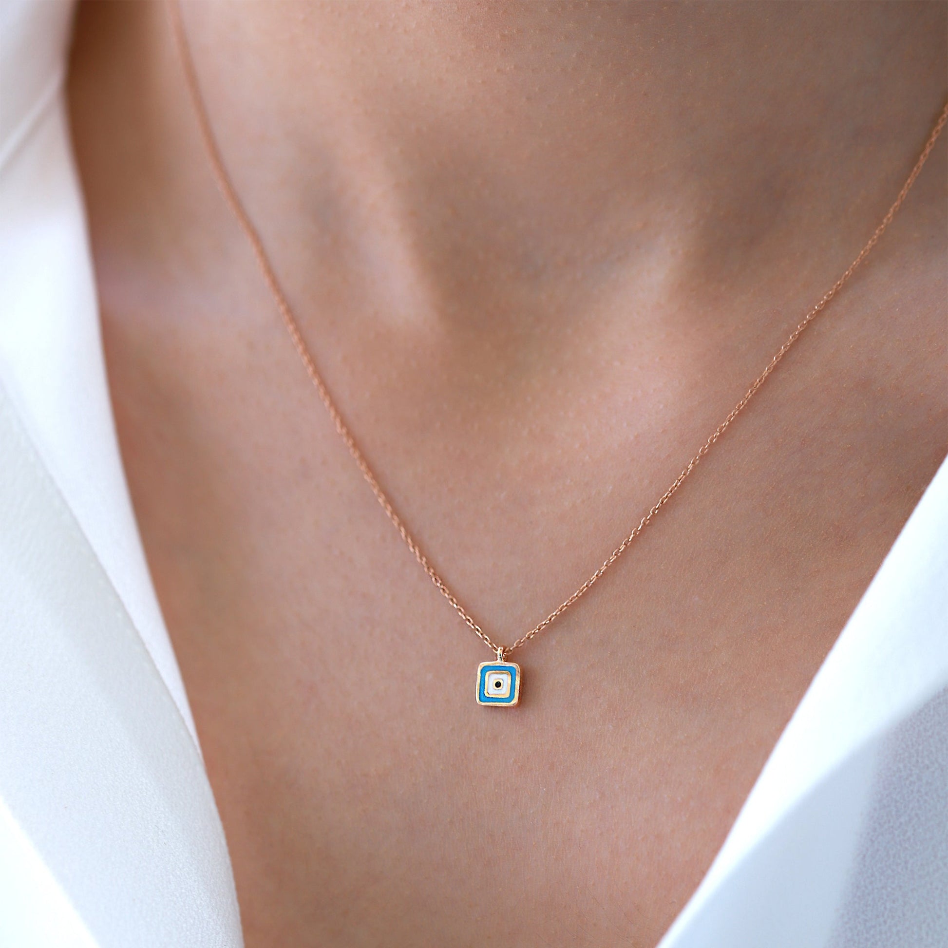 Jewelry Evil Eye | Gold Pendant | 14K - necklace Zengoda Shop online from Artisan Brands