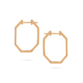 Jewelry Goldens Diamond Hoops | Earrings | 0.13 Cts. | 14K Gold - earring Zengoda Shop online from Artisan Brands