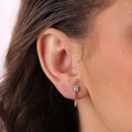 Jewelry Goldens Diamond Hoops | Earrings | 0.14 Cts. | 14K Gold - earring Zengoda Shop online from Artisan Brands