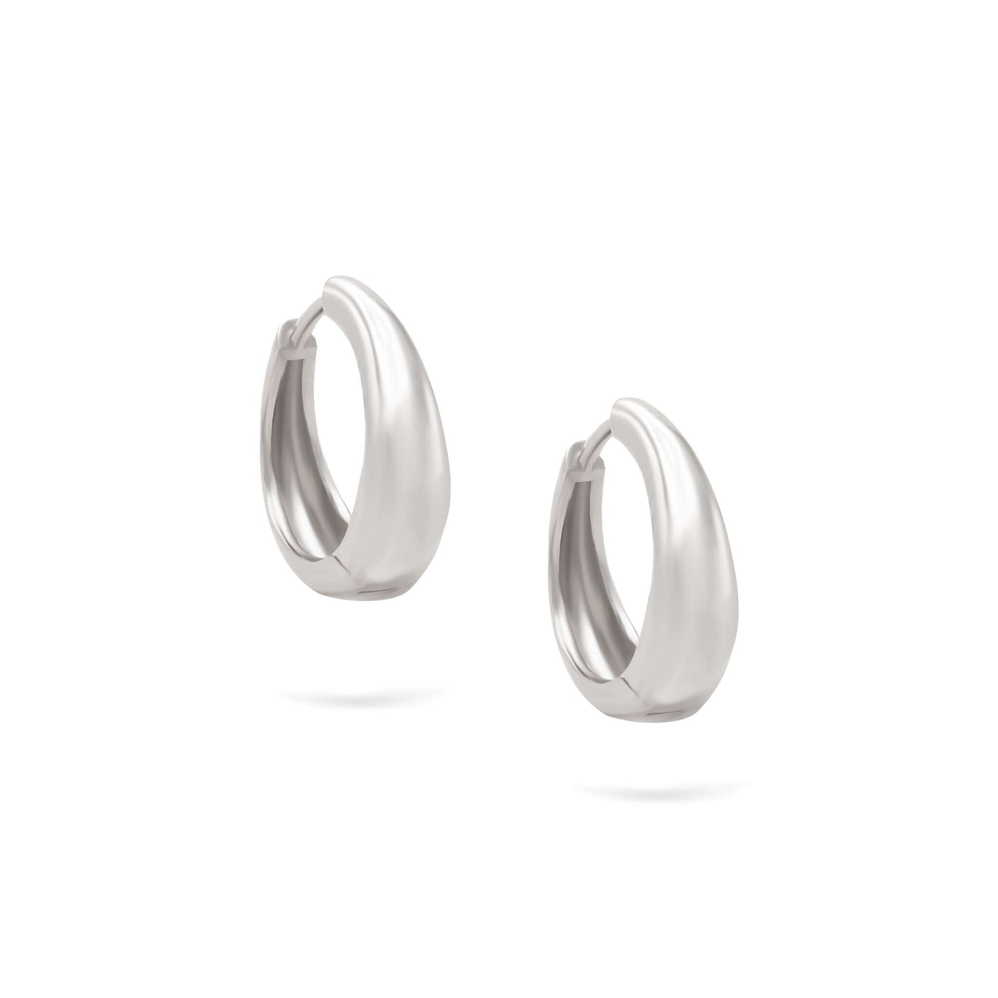 Jewelry Goldens Hoops | Gold Earrings | 14K - White / Pair - earrings Zengoda Shop online from Artisan Brands
