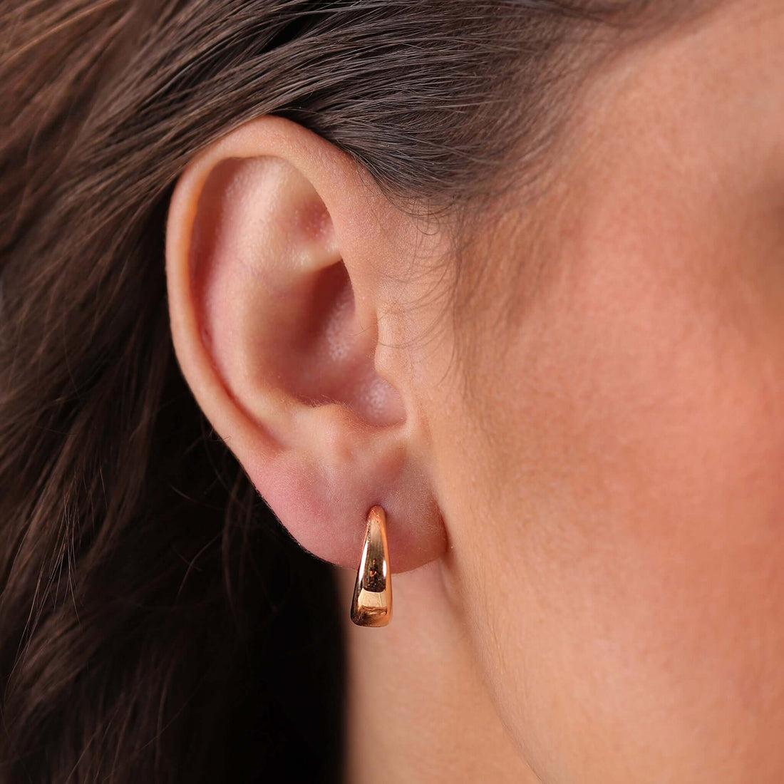 Jewelry Goldens Hoops | Gold Earrings | 14K - Rose / Pair - earrings Zengoda Shop online from Artisan Brands
