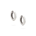 Jewelry Goldens Hoops | Medium Gold Earrings | 14K - White / Pair - earrings Zengoda Shop online from Artisan