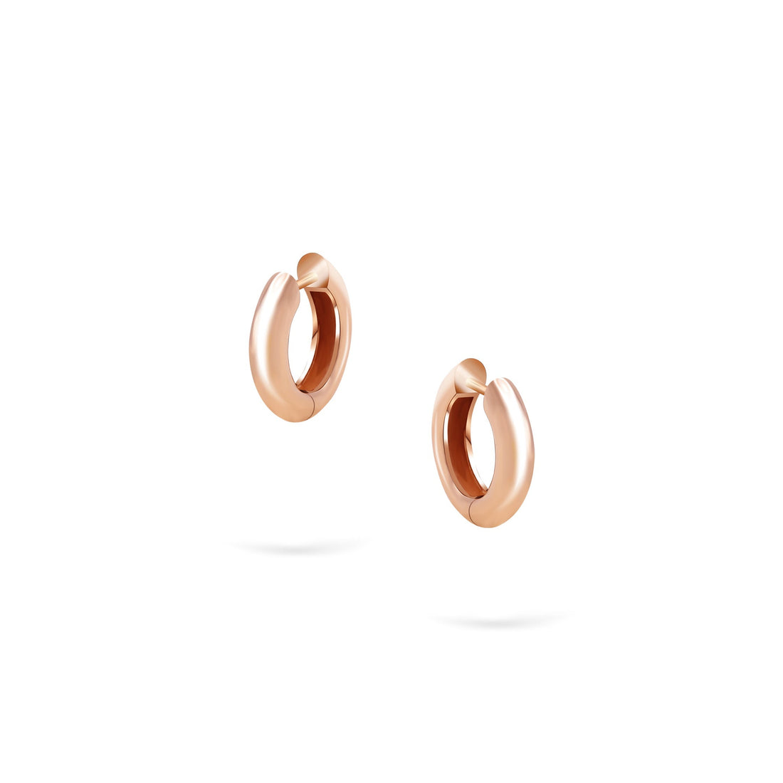 Jewelry Goldens Hoops | Small Gold Earrings | 14K - Rose / Pair - earrings Zengoda Shop online from Artisan Brands