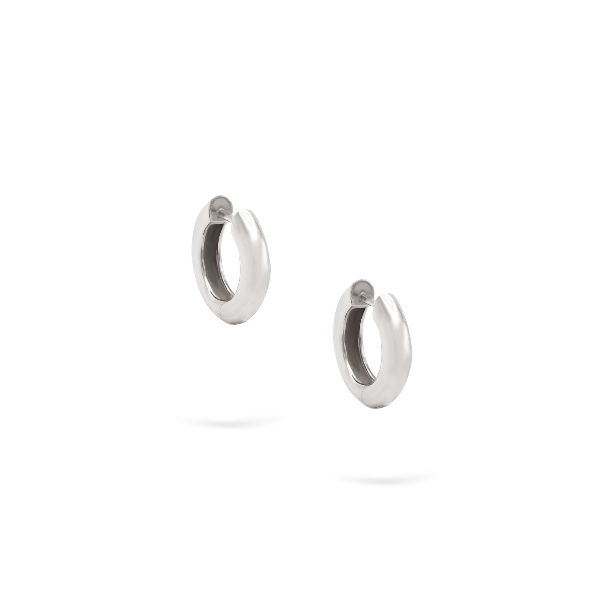 Jewelry Goldens Hoops | Small Gold Earrings | 14K - White / Pair - earrings Zengoda Shop online from Artisan