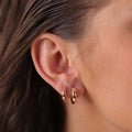 Jewelry Goldens Hoops | Small Gold Earrings | 14K - earrings Zengoda Shop online from Artisan Brands