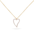 Jewelry Hearts | Diamond Pendant | 0.18 Cts. | 18K Gold - Yellow / 40 - 42 Cm / Diamonds - necklace Zengoda Shop