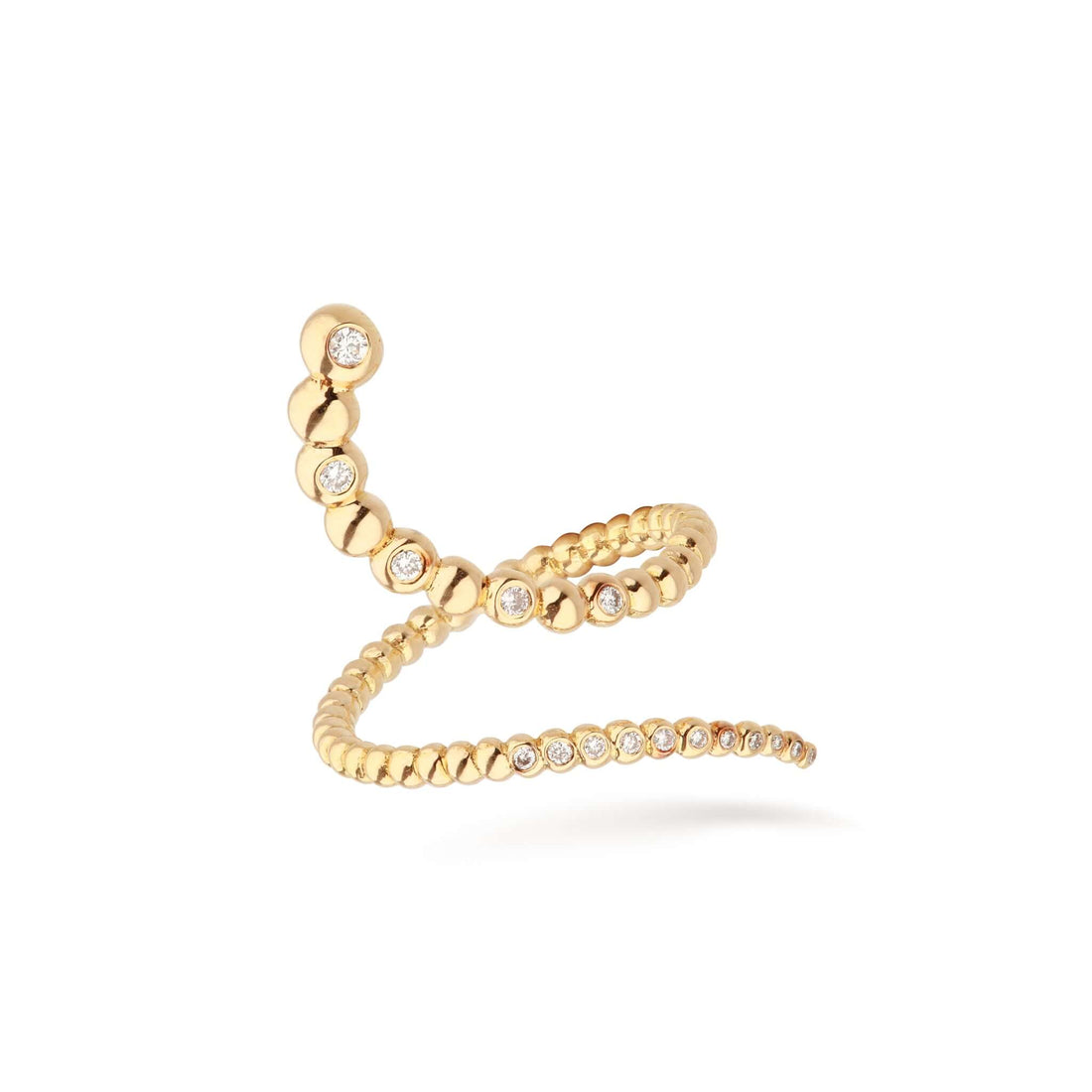 Jewelry Helix | Diamond Ring | 0.12 Cts. | 18K Gold - ring Zengoda Shop online from Artisan Brands