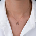 Jewelry Helm | Diamond Pendant | 0.01 Cts. | 14K Gold - necklace Zengoda Shop online from Artisan Brands