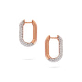 Jewelry Pavé Hoops | Large Diamond Earrings | 1.03 Cts. | 14K Gold - earring Zengoda Shop online from Artisan
