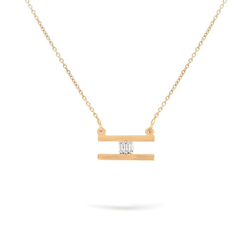 Jewelry Humbles | Diamond Pendant | 0.04 Cts. | 14K Gold - Rose / 40 - 42 Cm / Diamonds - necklace Zengoda Shop