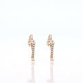 Jewelry Kisses | Diamond Earrings | 0.21 Cts. | 14K Gold - earring Zengoda Shop online from Artisan Brands