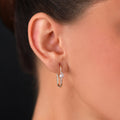 Jewelry Marquise Hoops | Medium Diamond Earrings | 0.41 Cts. | 14K Gold - earring Zengoda Shop online from