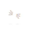 Jewelry Marquise Studs | Diamond Earrings | 14K Gold - Rose / Pair: 0.18 Cts. | Cut - earrings Zengoda Shop