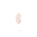 Jewelry Marquise Studs | Diamond Earrings | 14K Gold - Rose / Single: 0.11 Cts. | Cut - earrings Zengoda Shop