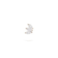 Jewelry Marquise Studs | Diamond Earrings | 14K Gold - White / Single: 0.09 Cts. | Cut - earrings Zengoda Shop