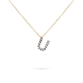Gilda Jewelry Mini | Diamond Pendant | 0.03 Cts. | 14K Gold - Rose / 40 - 42 Cm / U: 0.04 - necklace Zengoda Shop