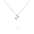 Gilda Jewelry Mini | Diamond Pendant | 0.03 Cts. | 14K Gold - Rose / 40 - 42 Cm / Z: 0.05 - necklace Zengoda Shop