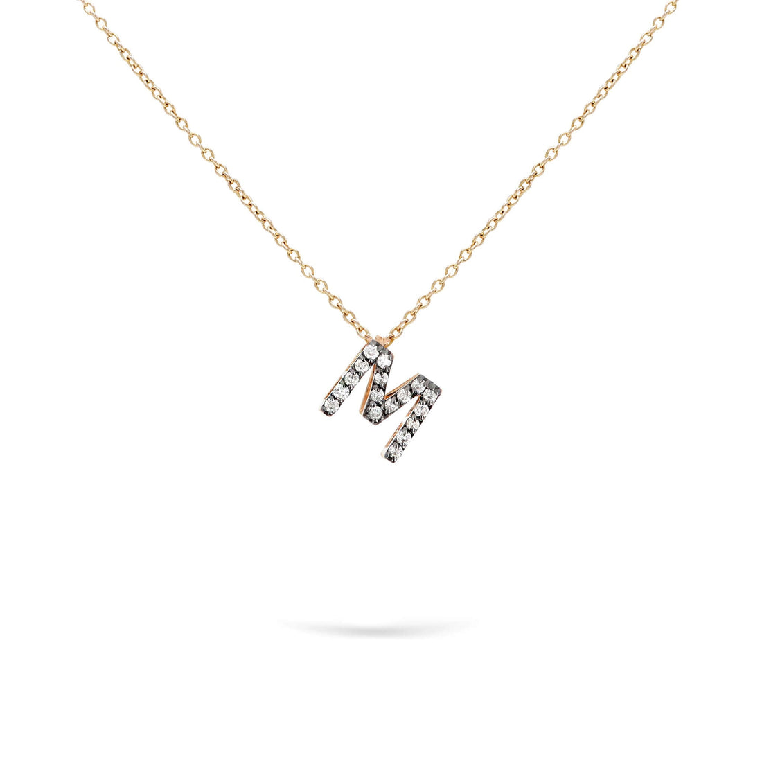 Gilda Jewelry Mini | Diamond Pendant | 0.03 Cts. | 14K Gold - Rose / 40 - 42 Cm / M: 0.06 - necklace Zengoda Shop