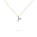 Gilda Jewelry Mini | Diamond Pendant | 0.03 Cts. | 14K Gold - Rose / 40 - 42 Cm / Y: - necklace Zengoda Shop online