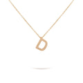 Jewelry Mini Initials | Gold Pendant | 14K Rose - 40 - 42 Cm / D - Diamond necklace Zengoda Shop online from