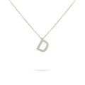 Jewelry Mini Initials | Gold Pendant | 14K Rose - White / 40 - 42 Cm / D - Diamond necklace Zengoda Shop online