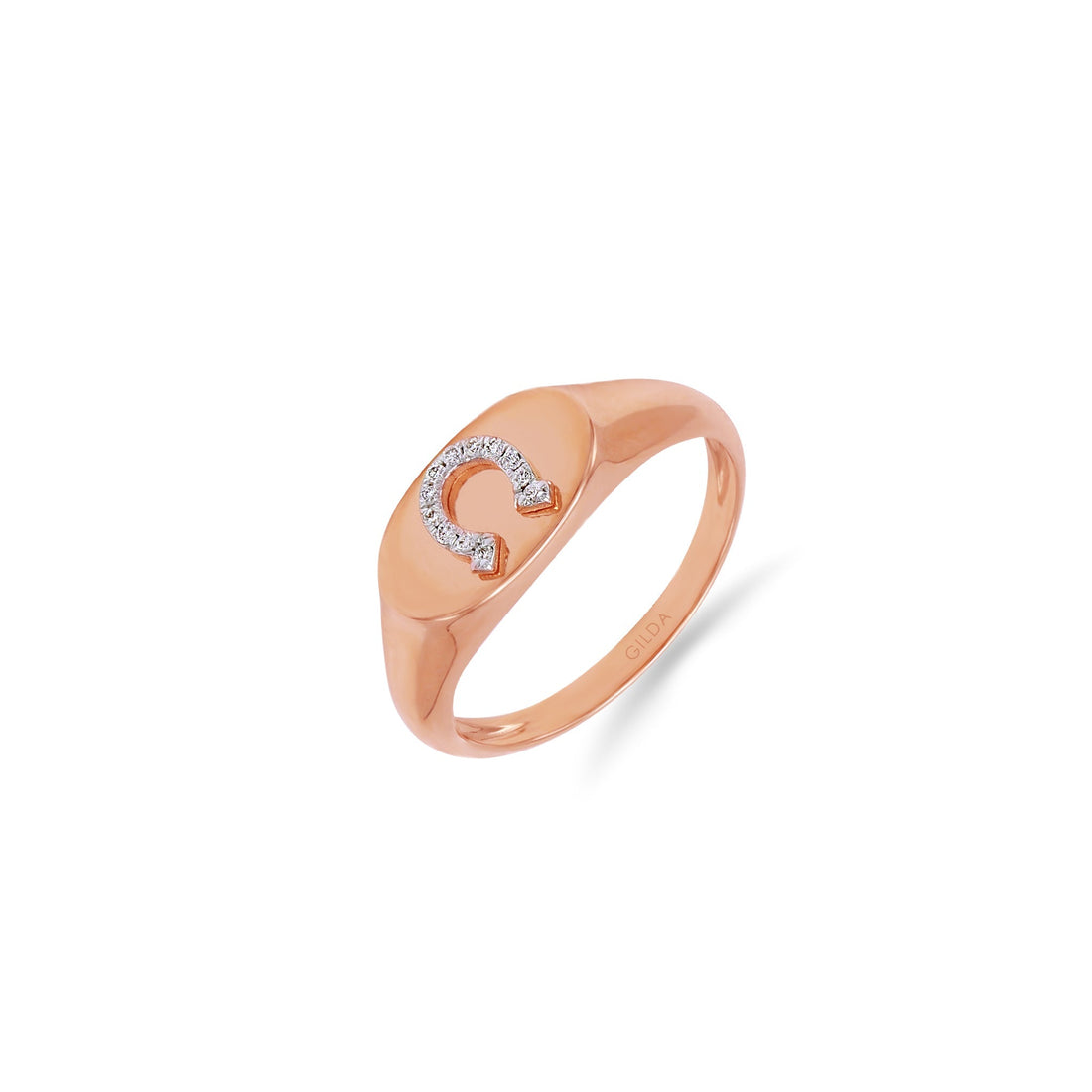 Jewelry Minnies | Diamond Ring | 0.04 Cts. | 14K Gold - Rose / 6 / Diamonds - ring Zengoda Shop online from