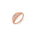 Jewelry Minnies | Diamond Ring | 0.04 Cts. | 14K Gold - Rose / 6 / Diamonds - ring Zengoda Shop online from
