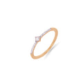 Jewelry Minnies | Diamond Ring | 0.07 Cts. | 14K Gold - Yellow / 6 / Diamonds - ring Zengoda Shop online from
