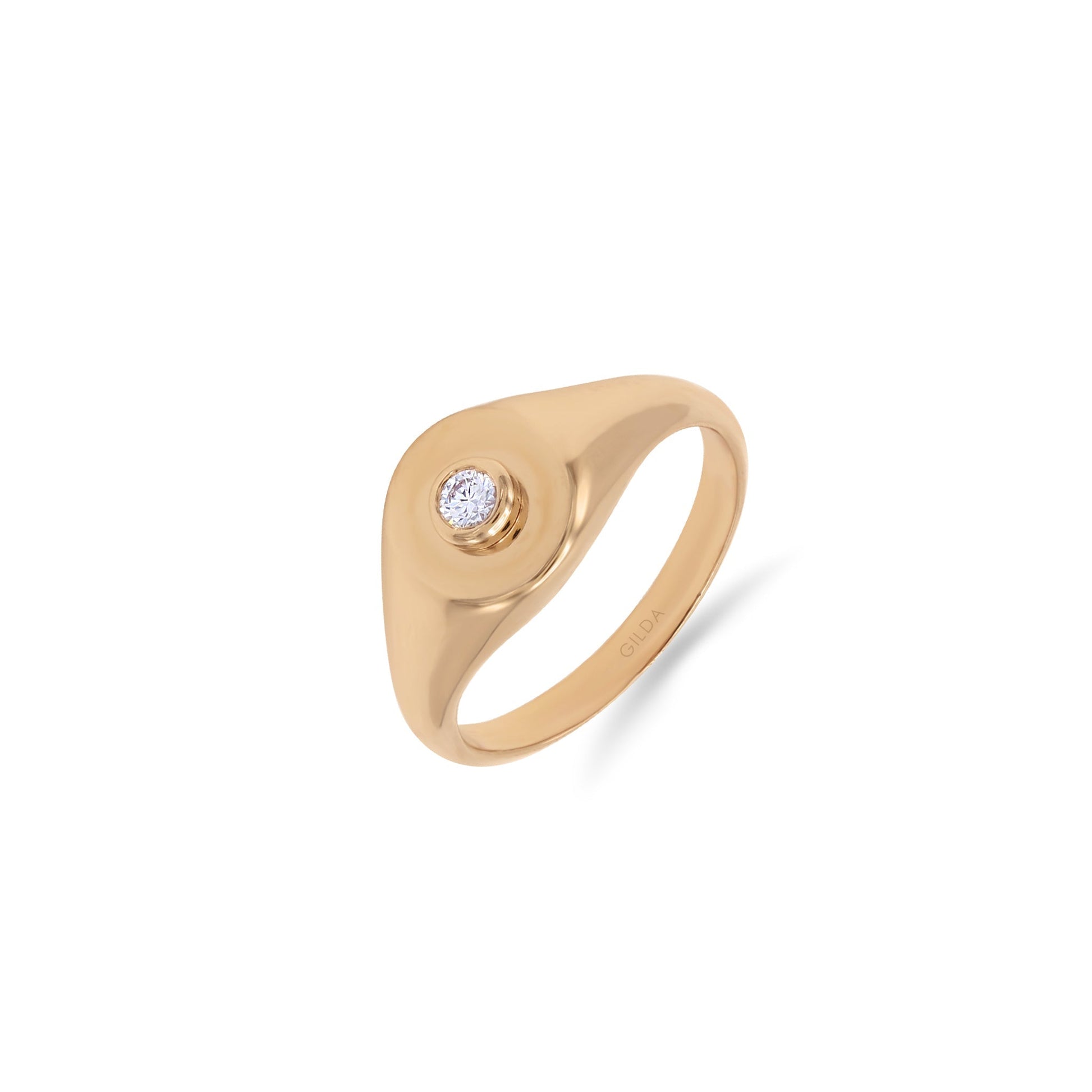 Jewelry Minnies | Diamond Ring | 0.08 Cts. | 14K Gold - Yellow / 6 / Diamonds - ring Zengoda Shop online from