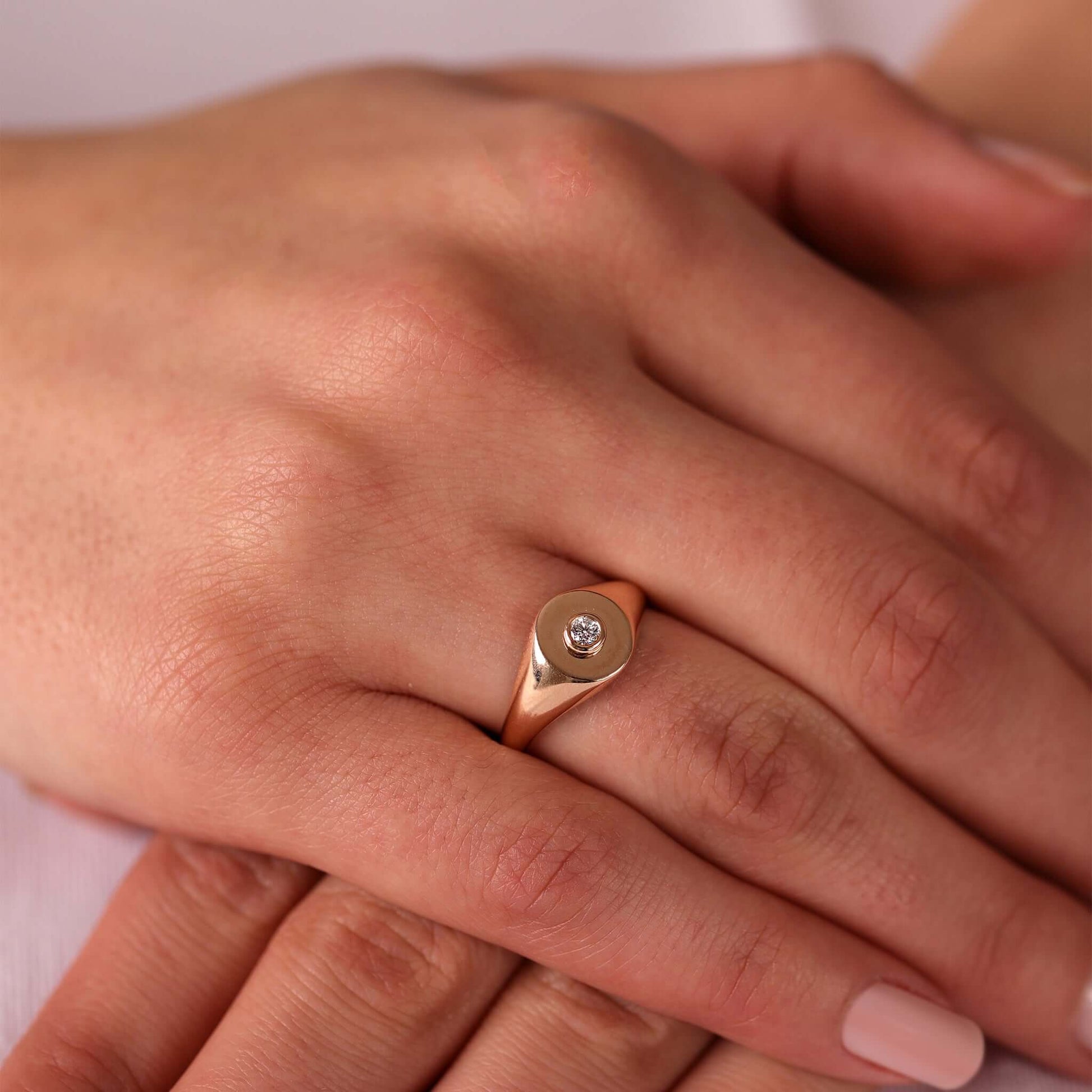 Jewelry Minnies | Diamond Ring | 0.08 Cts. | 14K Gold - ring Zengoda Shop online from Artisan Brands