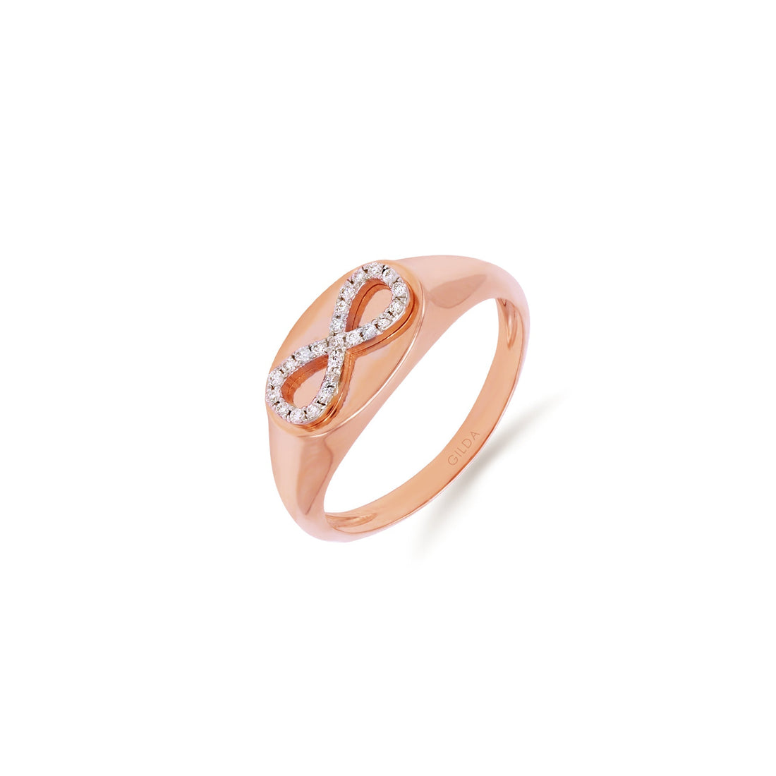 Jewelry Minnies | Diamond Ring | 0.09 Cts. | 14K Gold - Rose / 6 / Diamonds - ring Zengoda Shop online from