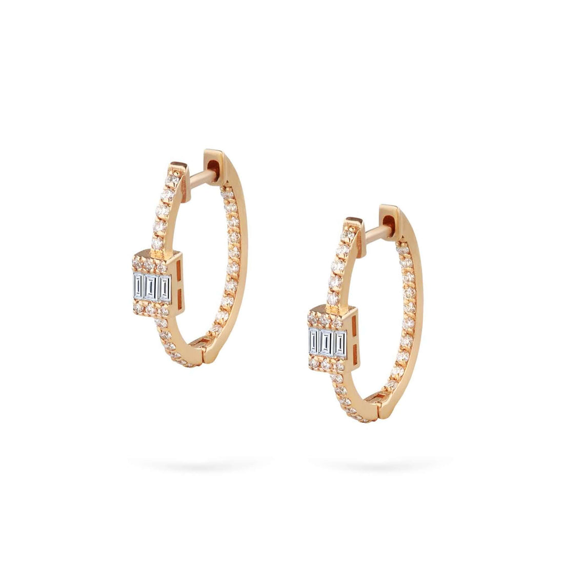 Jewelry Moishe | Diamond Earrings | 0.54 Cts. | 14K Gold - Yellow / Pair / Diamonds - earring Zengoda Shop online