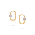 Jewelry Musica Hoops | Small Diamond Earrings | 0.43 Cts. | 14K Gold - Yellow / Pair / earring Zengoda Shop