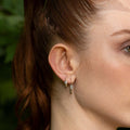 Jewelry Musica Hoops | Small Diamond Earrings | 0.43 Cts. | 14K Gold - earring Zengoda Shop online from Artisan