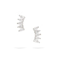 Jewelry Pear Studs | Diamond Earrings | 14K Gold - White / Pair: 0.30 Cts. | Cut - earring Zengoda Shop online
